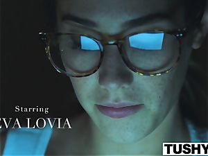 TUSHY Eva Lovia buttfuck flick part trio