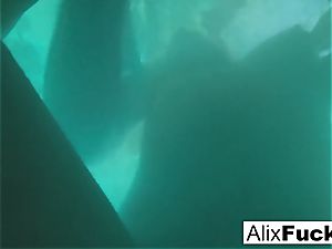 Underwater hidden camera lesbian fun